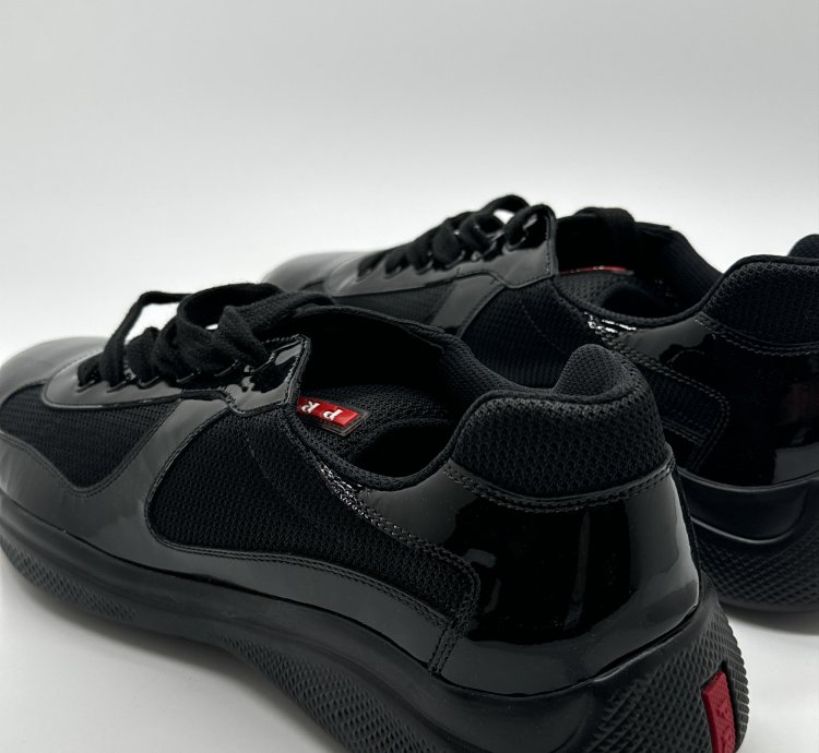 Patent Leather America Cup Sneakers