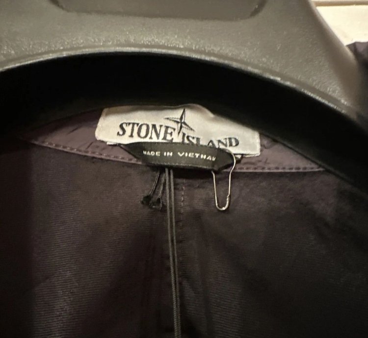 Stone Island Crinkle Reps Ny Overshirt Charcoal Grey Nwt