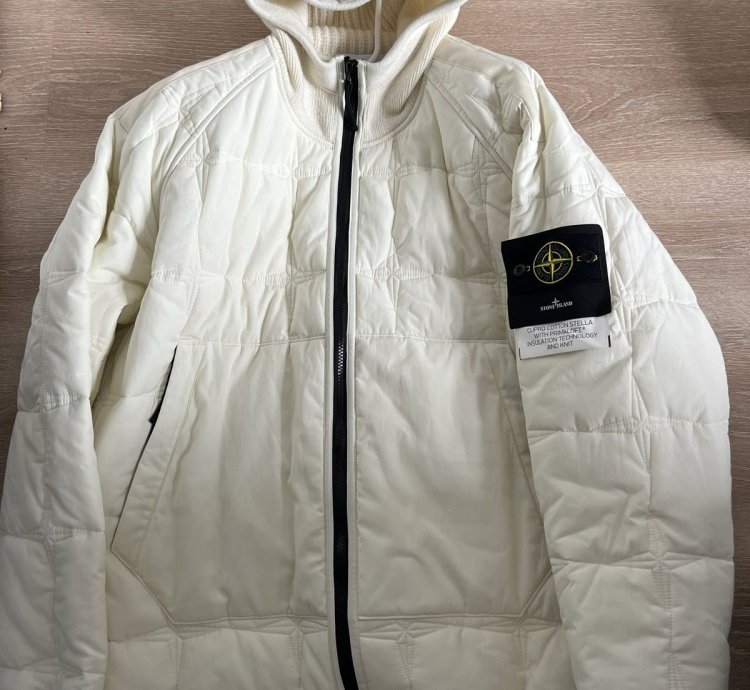 Stone Island Cupro Cotton Stella Primaloft Jacket Nwt