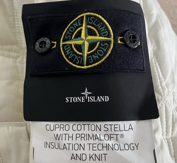 Stone Island Cupro Cotton Stella Primaloft Jacket Nwt