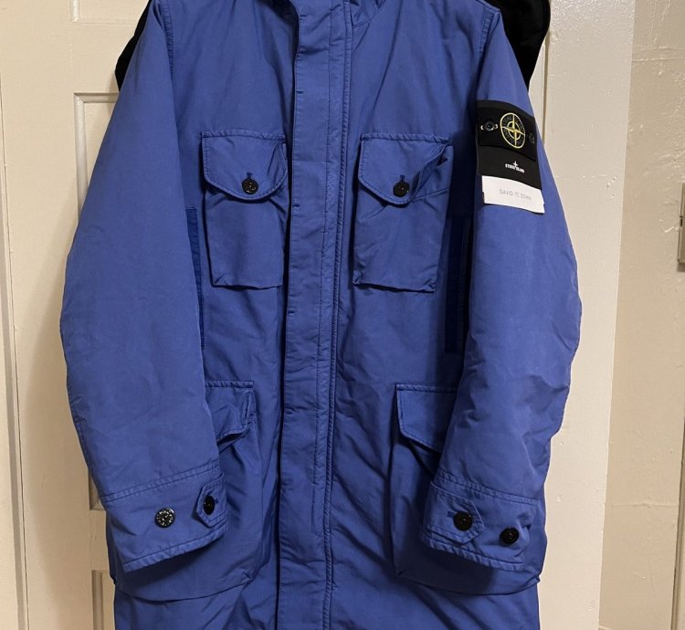 Stone Island David Tc Down Perrywinkle