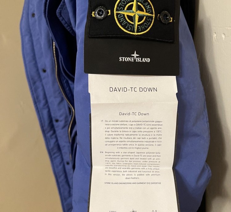 Stone Island David Tc Down Perrywinkle