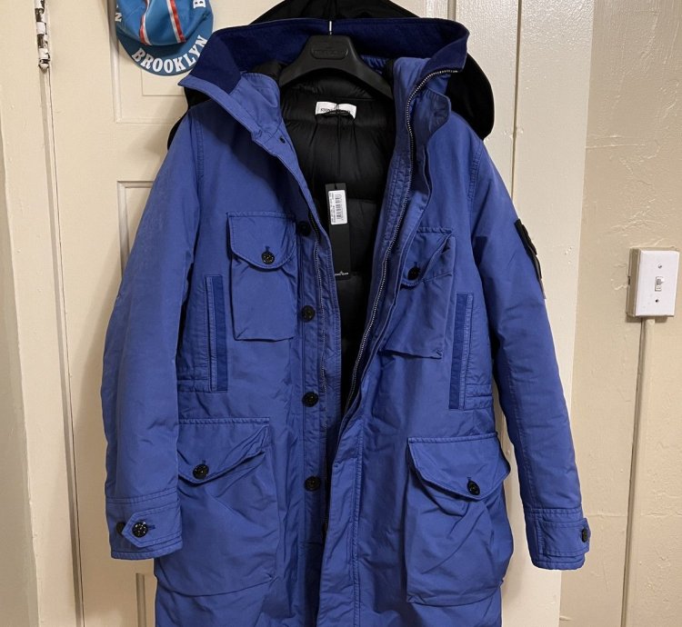 Stone Island David Tc Down Perrywinkle