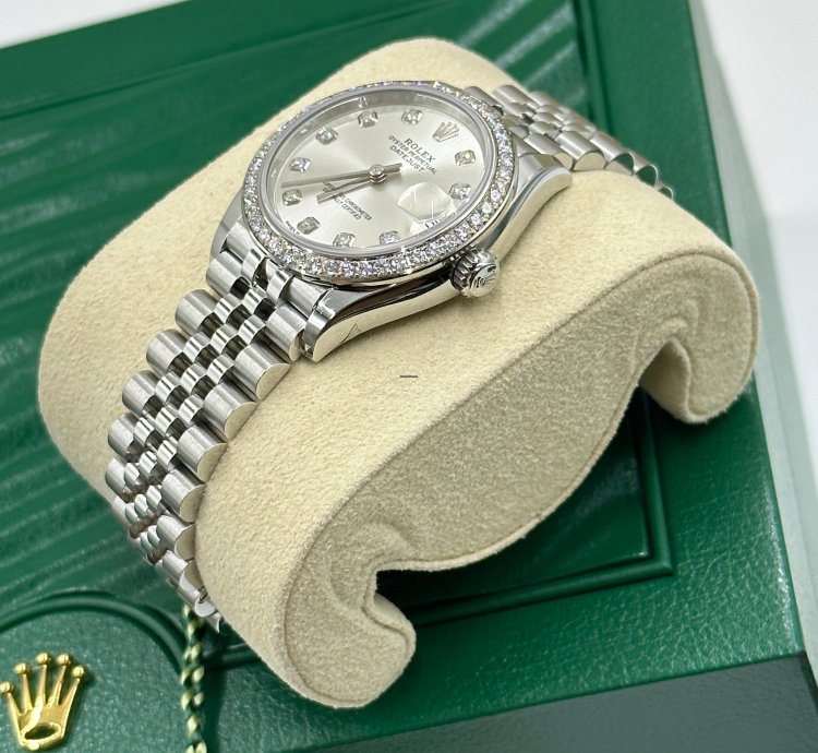 Rolex Datejust 31 Siilver Diamonds Jub