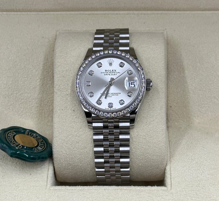 Rolex Datejust 31 Siilver Diamonds Jub