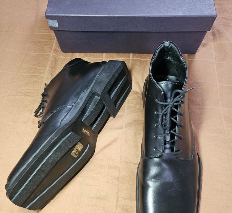 Prada 1999 Square Toe Ankle Boots Brand New Og Box