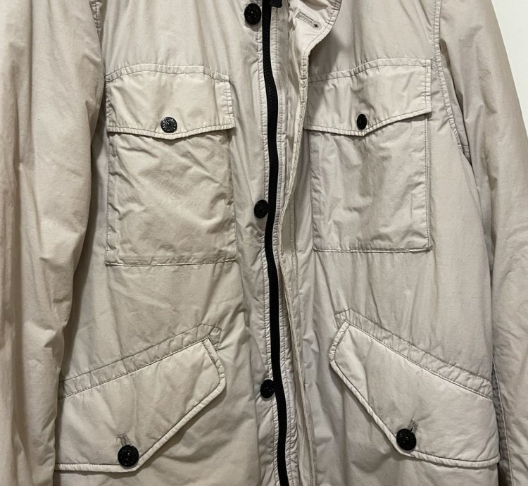 Stone Island Dove Grey Naslan Primaloft Field Jacket