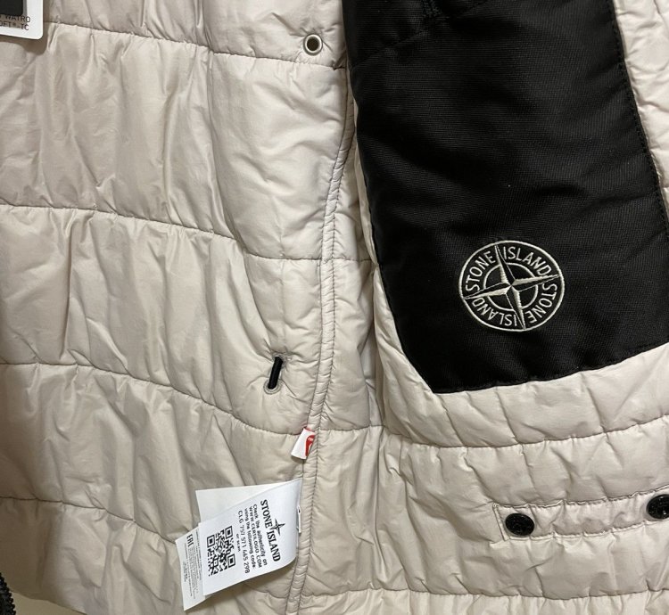 Stone Island Dove Grey Naslan Primaloft Field Jacket