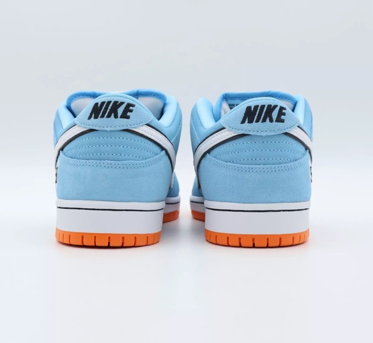 Nike Sb Dunk Low Club 58 Gulf Racing Blue Chill Safety Orange
