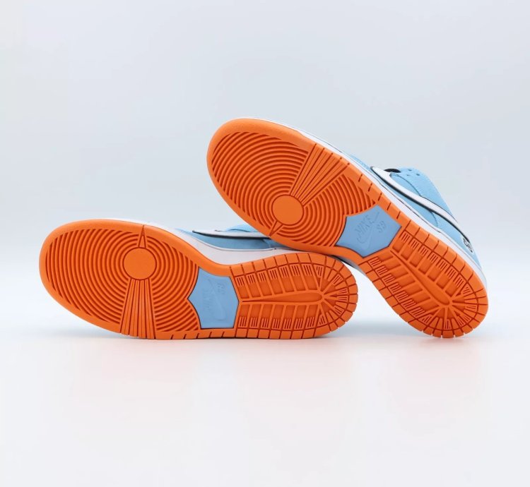 Nike Sb Dunk Low Club 58 Gulf Racing Blue Chill Safety Orange