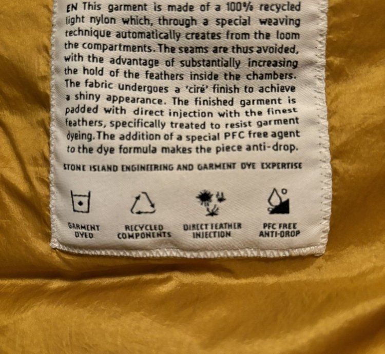 Stone Island Down Jacket