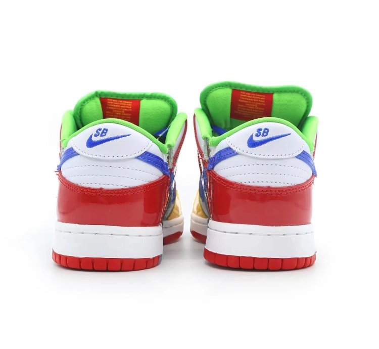 Nike Dunk Low Sb Ebay Sandy Bodecker White Red Yellow