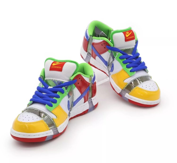 Nike Dunk Low Sb Ebay Sandy Bodecker White Red Yellow