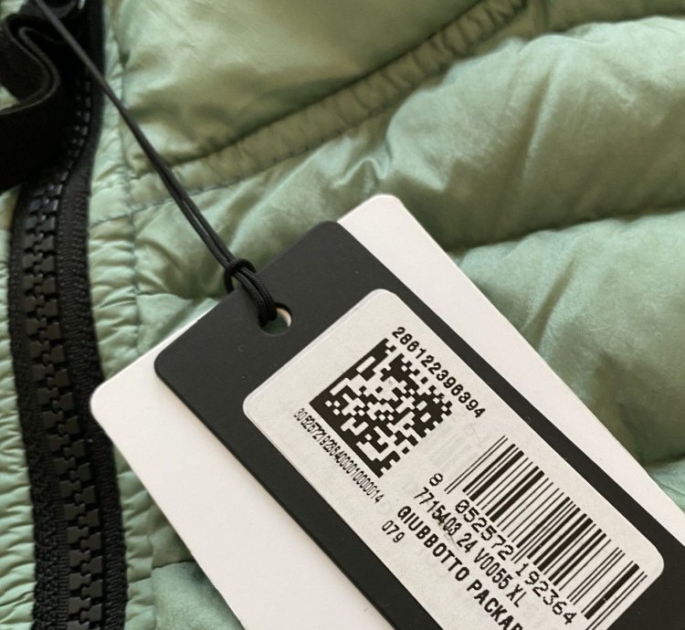 Stone Island Down Jacket Loom Woven Chambers -nylon Down-tc