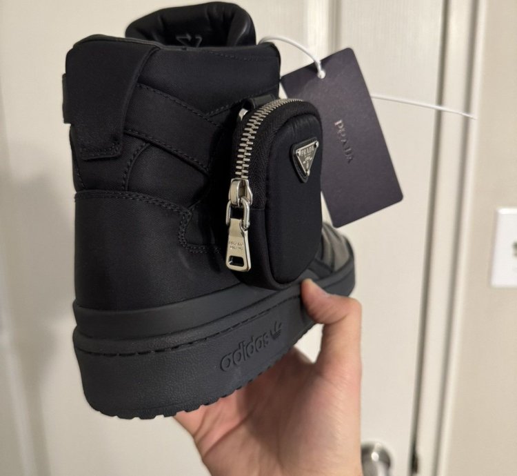 Prada Adidas Black Forum Highs