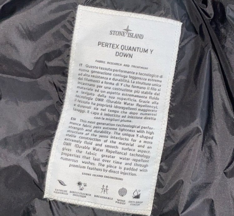 Stone Island Down Jacket Pertex Quantum