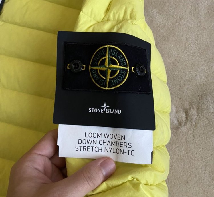 Stone Island Down Jacket With Hood