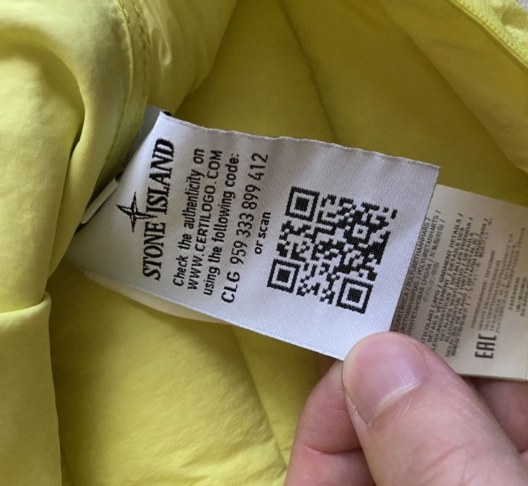 Stone Island Down Jacket With Hood