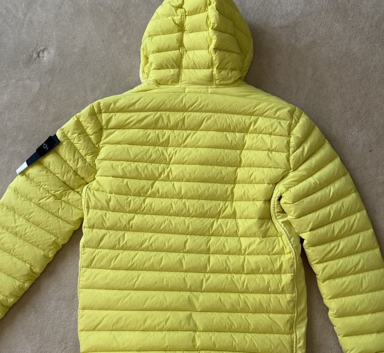 Stone Island Down Jacket With Hood