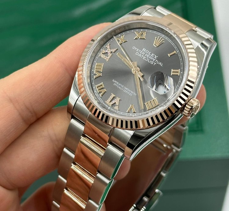 Rolex Datejust 36 126231 Viix Grey Roman Oys