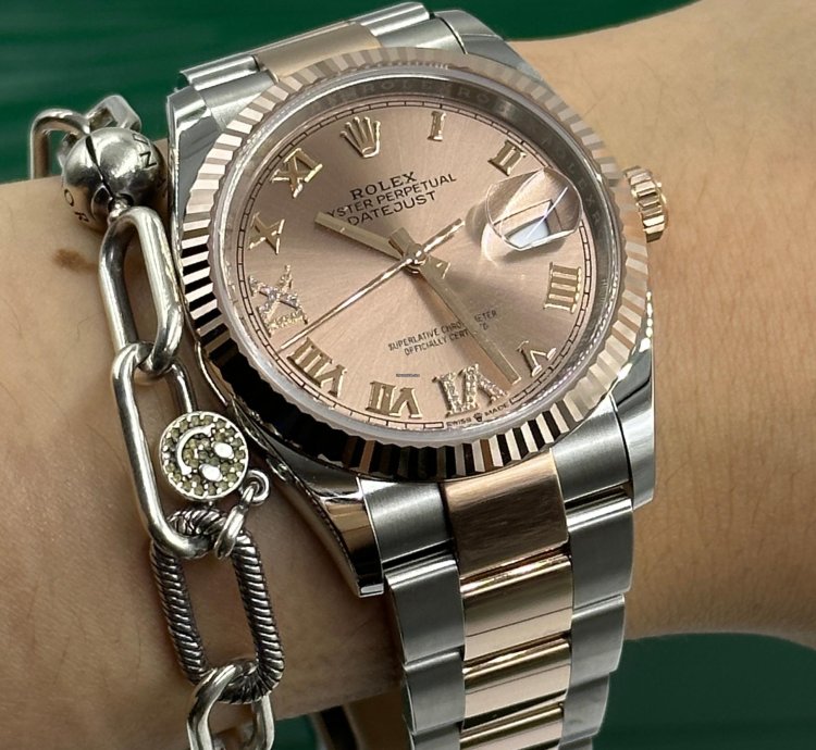 Rolex Datejust 36 126231 Viix Pink Roman Oys