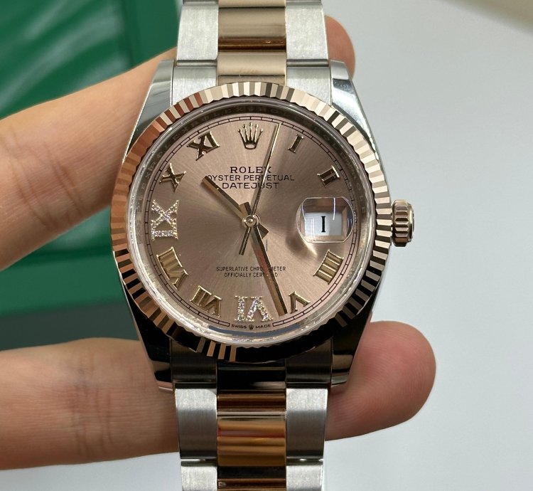 Rolex Datejust 36 126231 Viix Pink Roman Oys