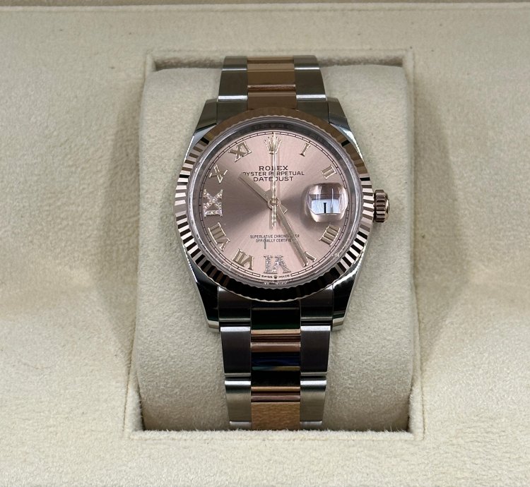 Rolex Datejust 36 126231 Viix Pink Roman Oys