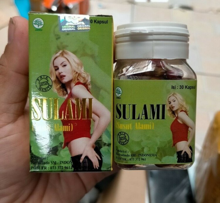 Sulami Capsule Natural Body Slimmingg 100 Originals 4 Box