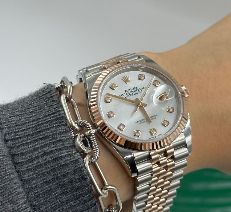 Rolex Datejust 36 126231ng Mother Of Pearl Jubilee