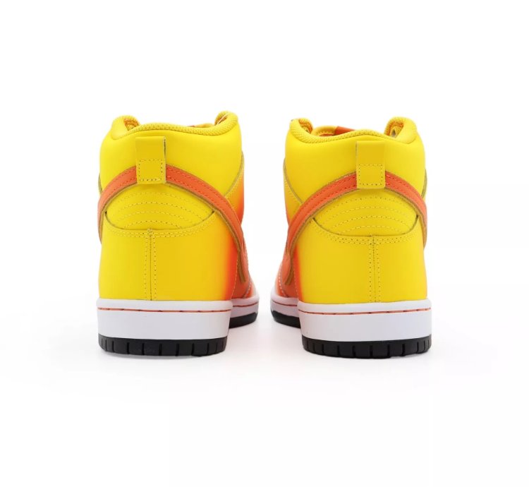 Nike Sb Dunk High Pro Sweet Tooth Candy Corn Amarillo Orange