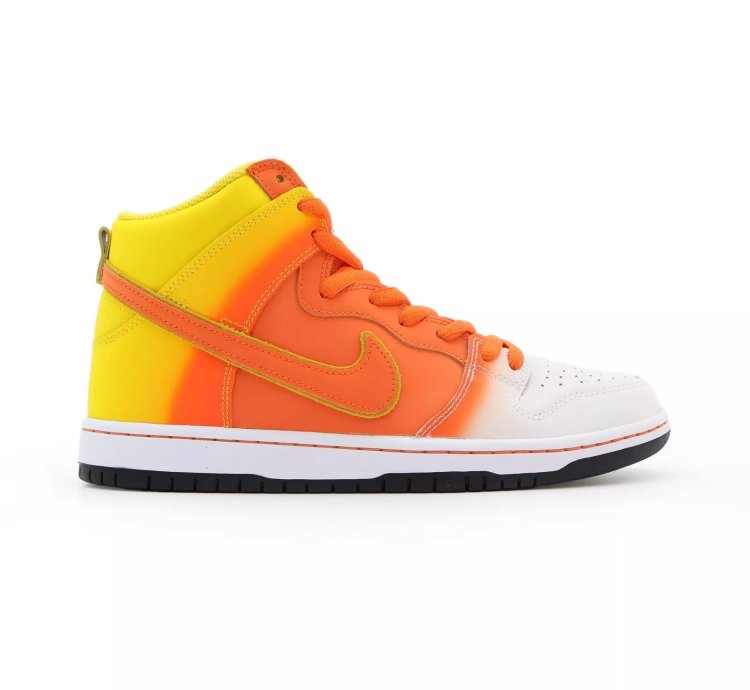 Nike Sb Dunk High Pro Sweet Tooth Candy Corn Amarillo Orange