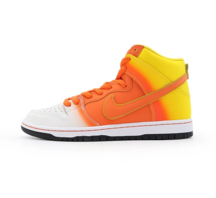 Nike Sb Dunk High Pro Sweet Tooth Candy Corn Amarillo Orange