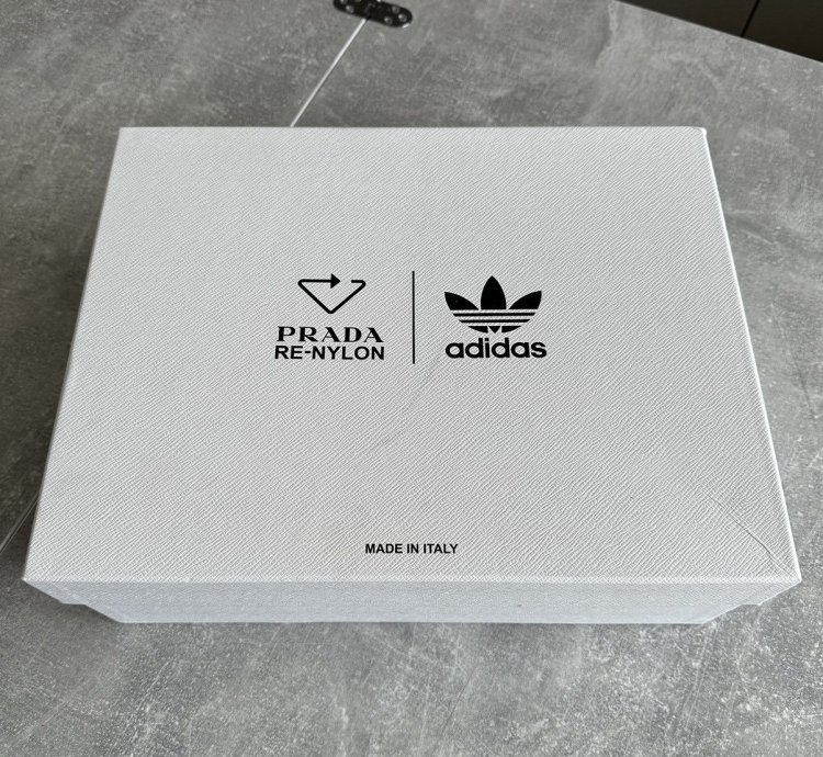 Prada Adidas Re-nylon Forum High Black Sneakers Us 9 5 Eu 43