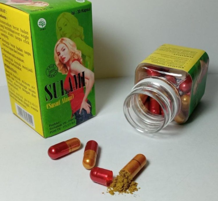 Sulami Capsule Natural Body Slimmingg 100 Originals 10 Box
