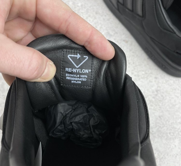 Prada Adidas Re-nylon Forum Low Black Size 13