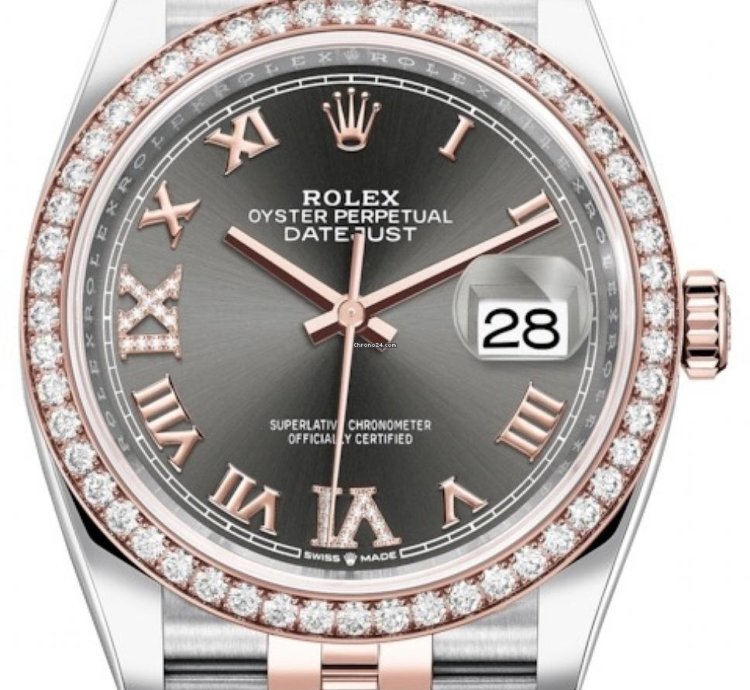 Rolex Datejust 36 126281rbr Datejust 36mm Rhodium Vi Ix Diam Jub Brac Ss Rg Unworn 2023