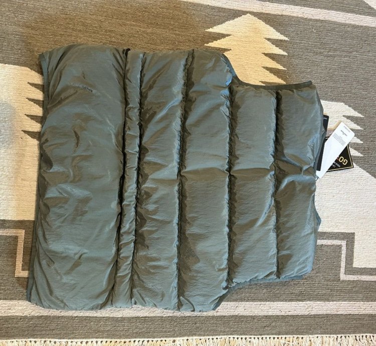 Stone Island Down Vest Military Green Large Nwt
