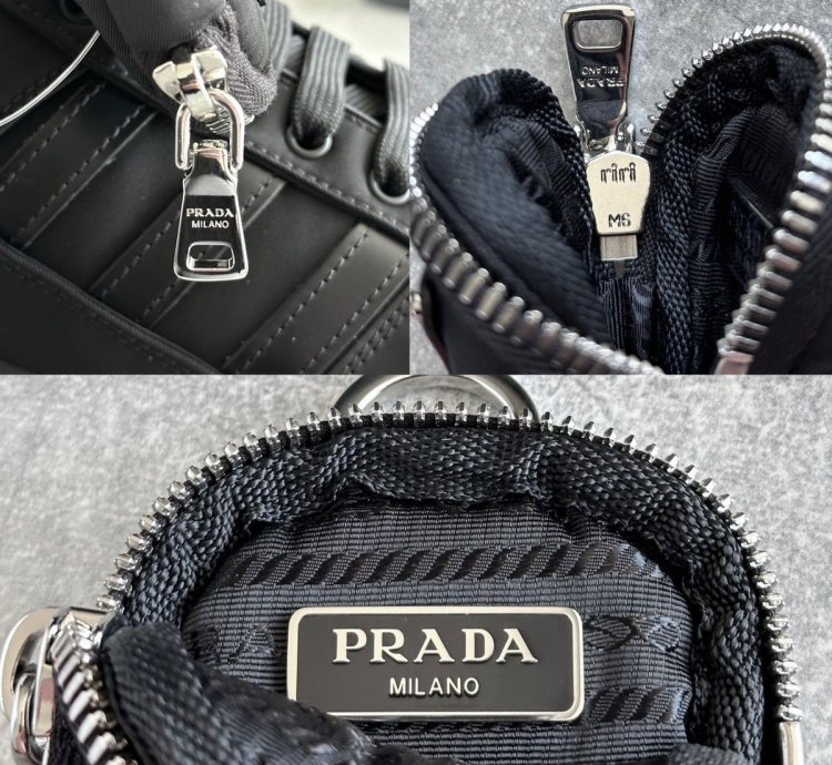 Prada Adidas Re-nylon Forum Low Black Sneakers Us 10 Eu 44