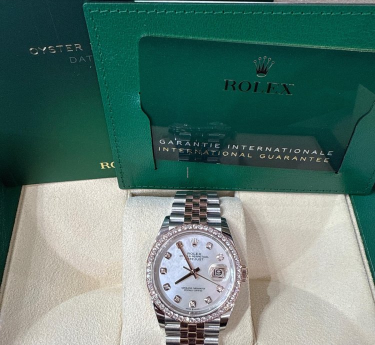 Rolex Datejust 36 126281rbr Mother Of Pearl Dial Unworn Jubilee 36mm Bracelet 2024