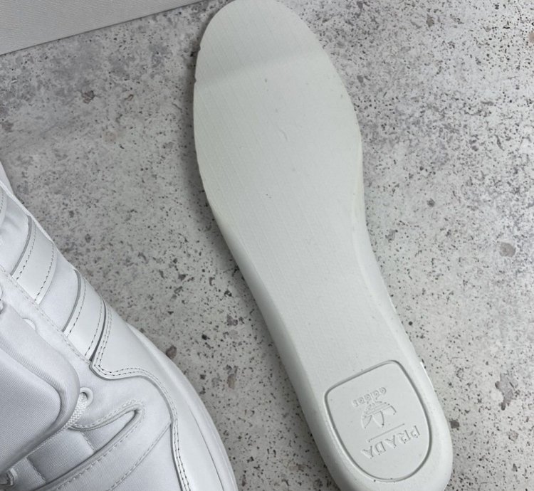 Prada Adidas Re-nylon Forum Low White Sneakers Size 12