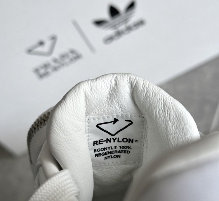 Prada Adidas Re-nylon Forum Low White Sneakers Us 9 5 Eu 43