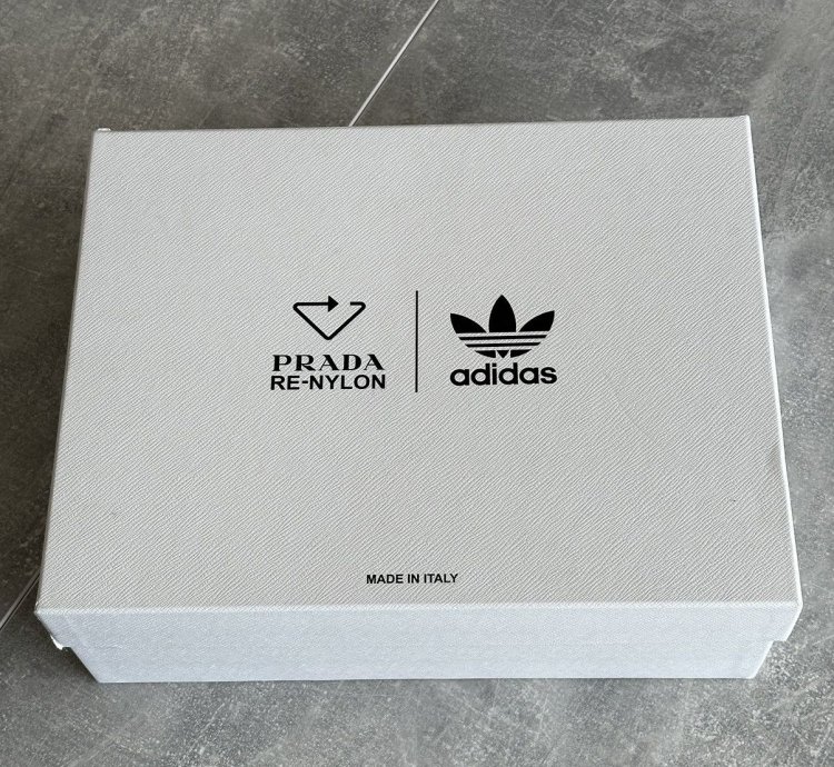 Prada Adidas Re-nylon Forum Low White Sneakers Us 9 5 Eu 43