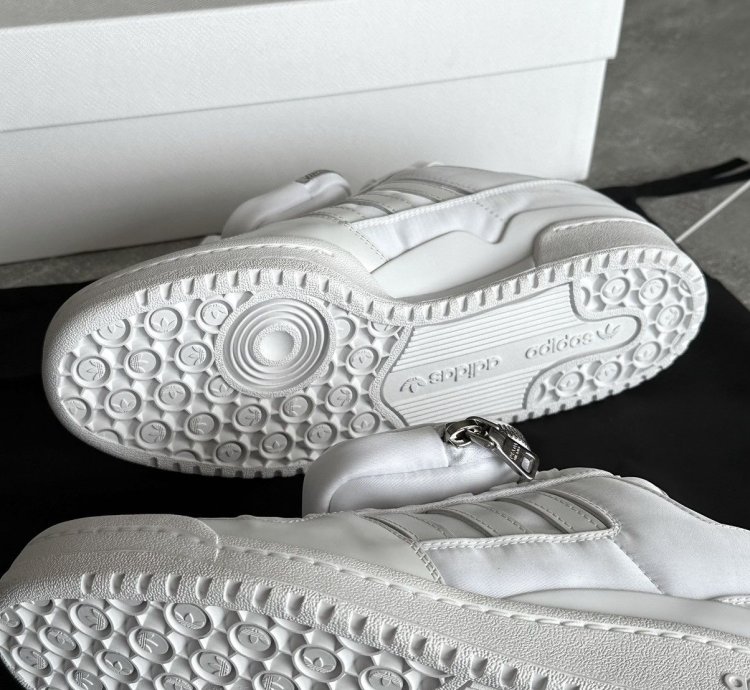 Prada Adidas Re-nylon Forum White Sneakers Us 8 5 Eu 42
