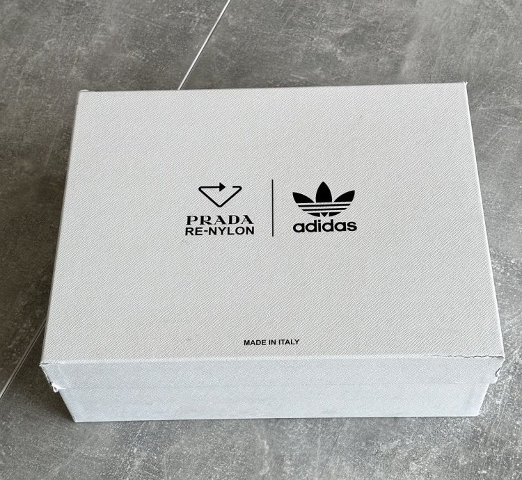 Prada Adidas Re-nylon Forum White Sneakers Us 8 5 Eu 42