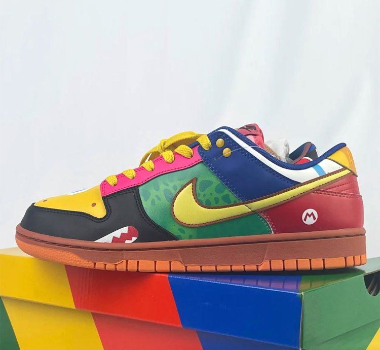 Nike Sb Dunk What The Super Mario