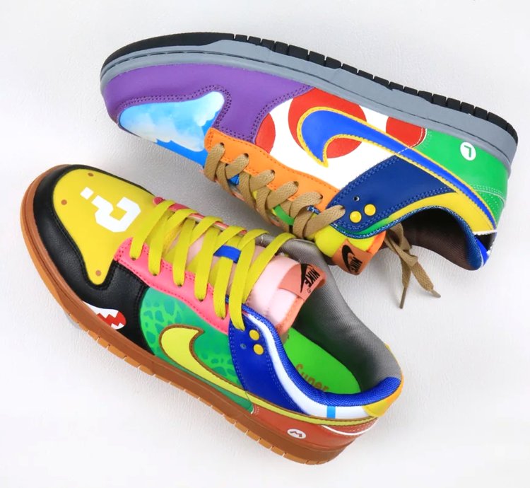 Nike Sb Dunk What The Super Mario