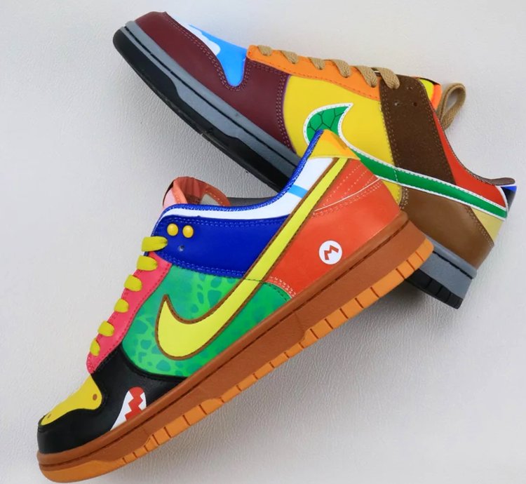Nike Sb Dunk What The Super Mario