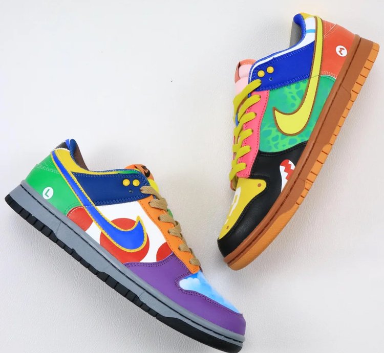 Nike Sb Dunk What The Super Mario