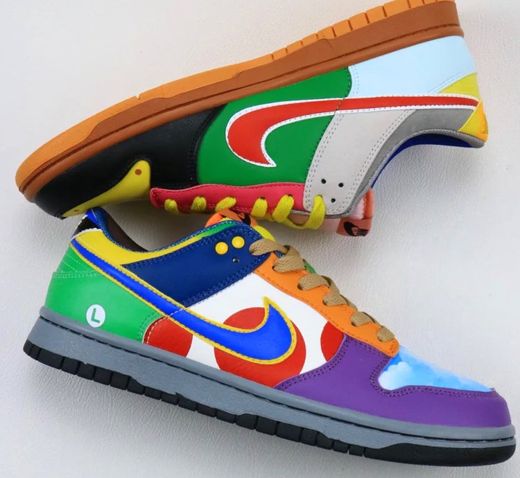 Nike Sb Dunk What The Super Mario