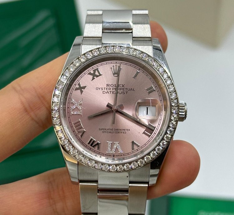 Rolex Datejust 36 126284rbr Pink Roman Oyster